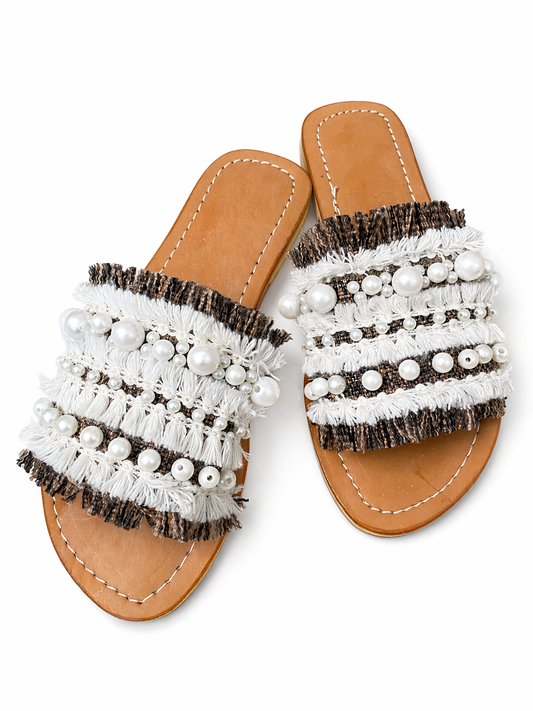 Sandat Macrame Selop Sandals