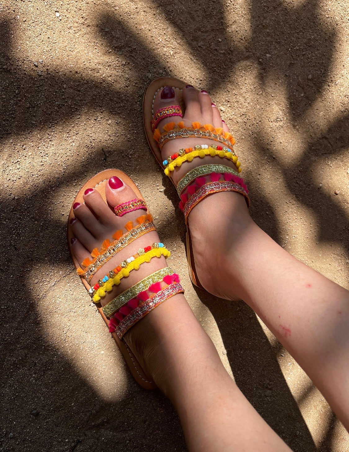 Anaya red Sandals