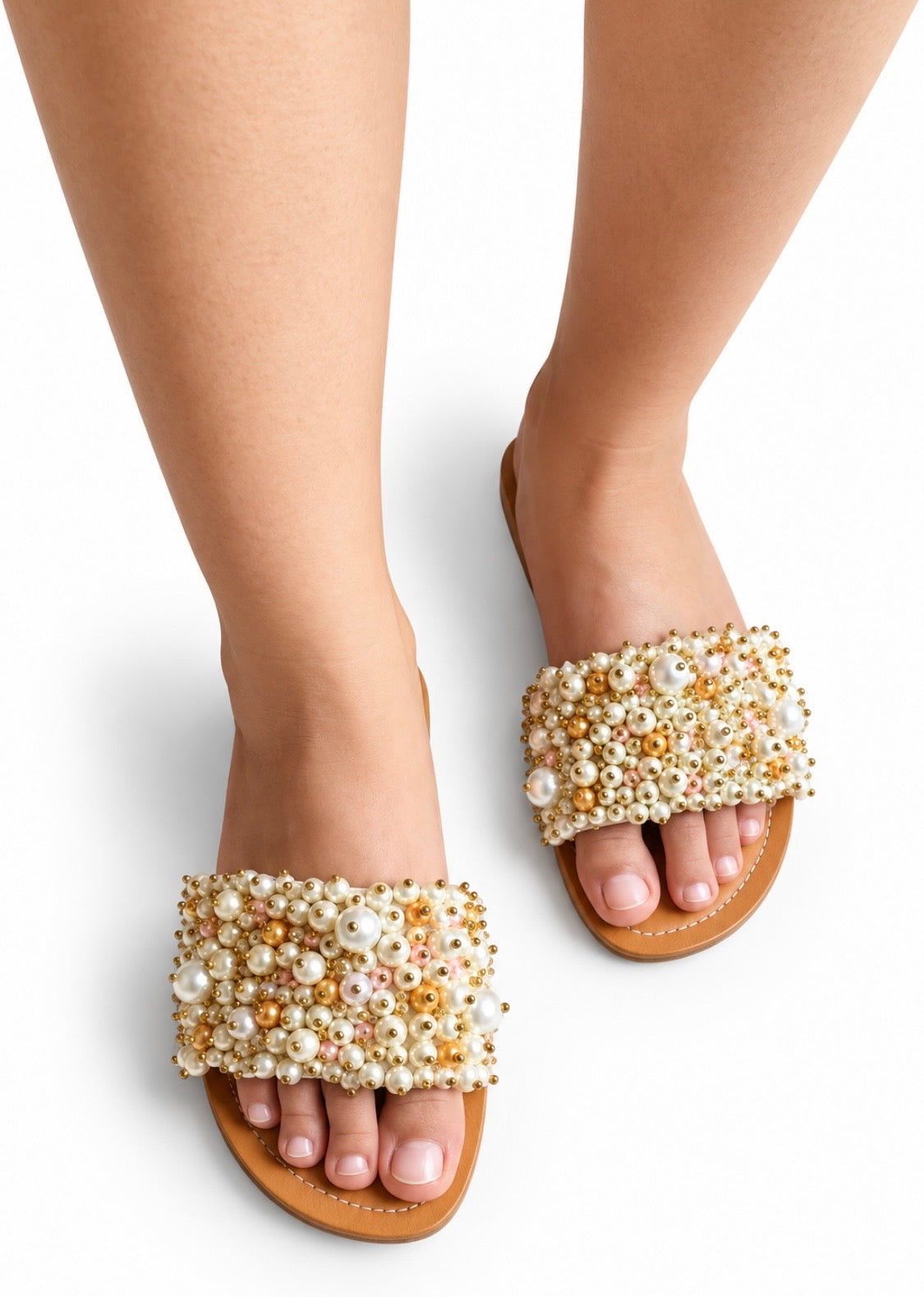 Mix Mutiara Selop Sandals