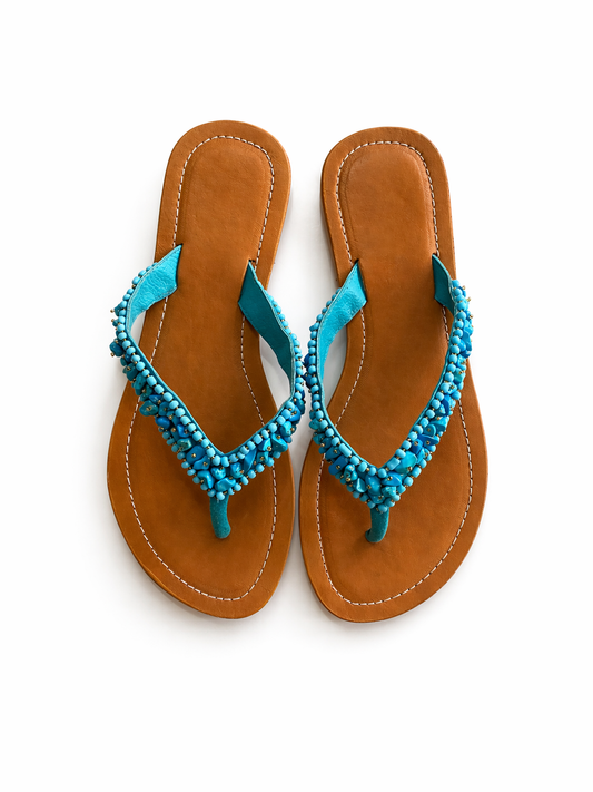 Blau Sandals