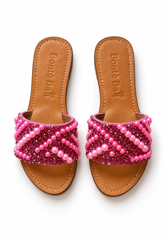 Violet pink sandals