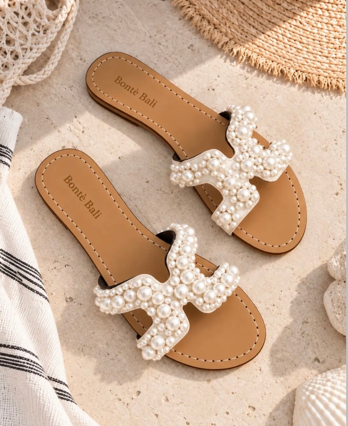 H stone sandals