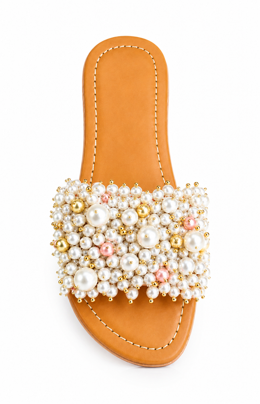 Mix Mutiara Selop Sandals